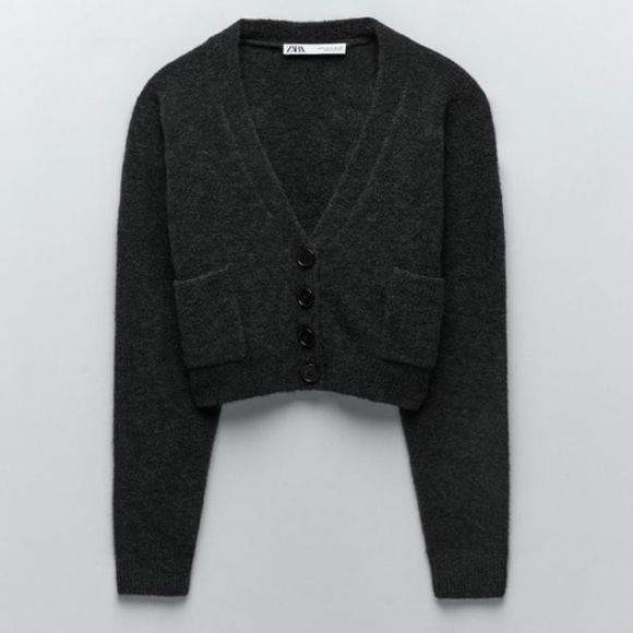 Zara Tops - Pocket knit cardigan from Zara